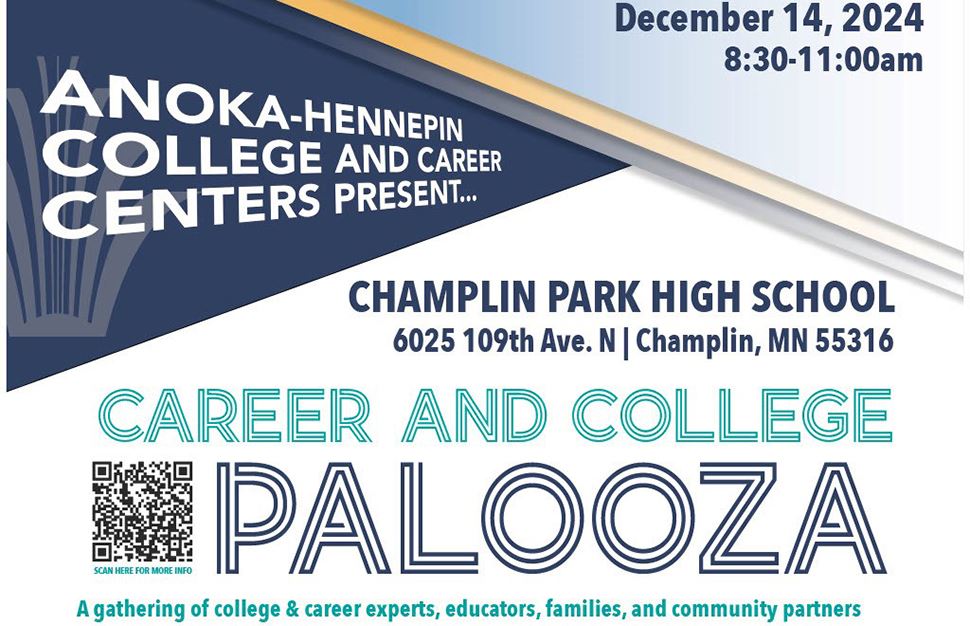  Career and College Palooza flyer